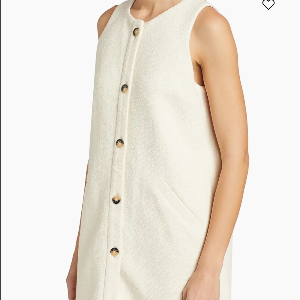 NWT ba&sh | Parveen Cotton-Blend Sleeveless Dress in ecru (sold out style/size!) - Picture 4 of 10